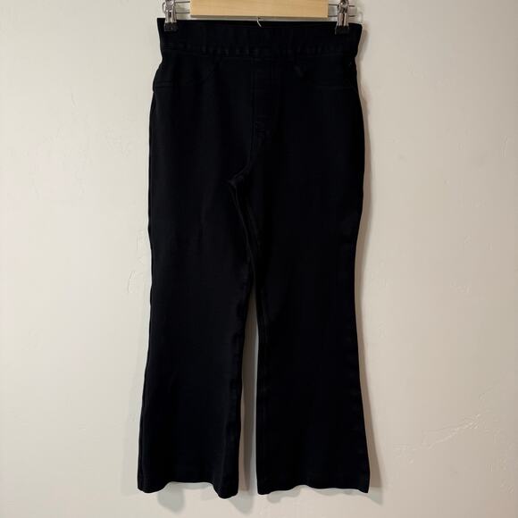 SPANX Women's Kick Flare Ponte Pants with Compression Black Crop Small - Picture 2 of 8